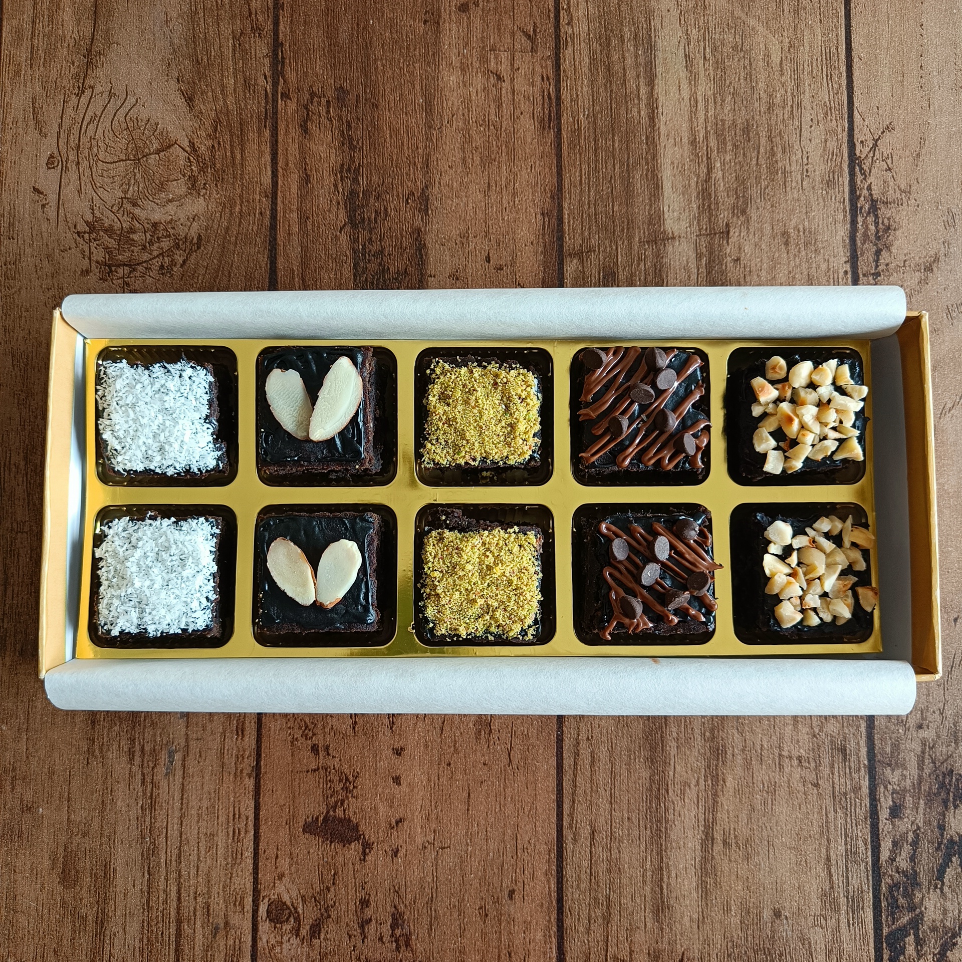 Brownie Bites Classic Exotic Box (Set of 10)