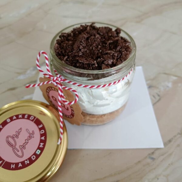Oreo Crunch Cheesecake Jar