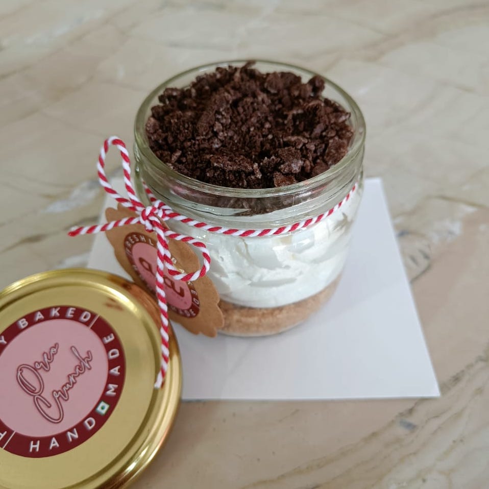 Oreo Crunch Cheesecake Jar